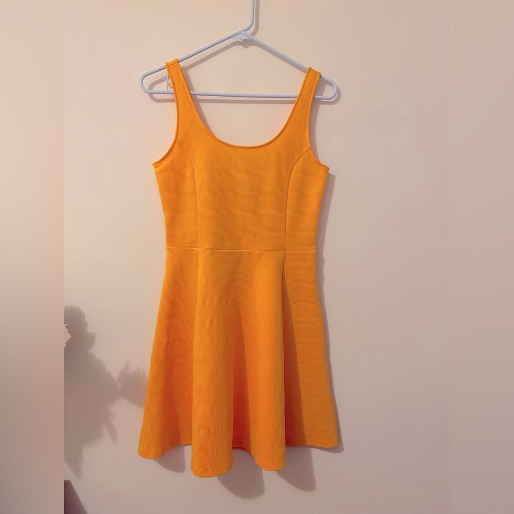 The golden yellow dress from H&M